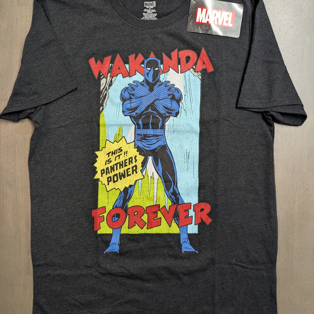 Marvel Black Panther Graphic T-Shirt - Black